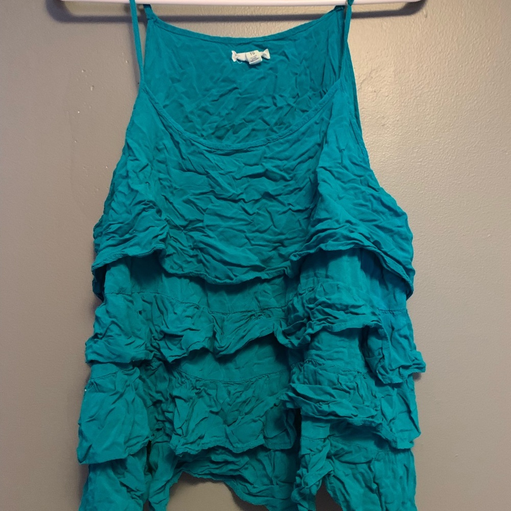 Teal tank top